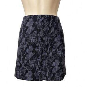 Express black and grey snakeskin...